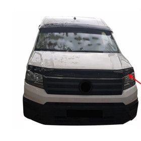 Déflecteur d'air pour vitre avant & de capot de cabine camping-car, fourgon & van aménagé - H2R Equipements