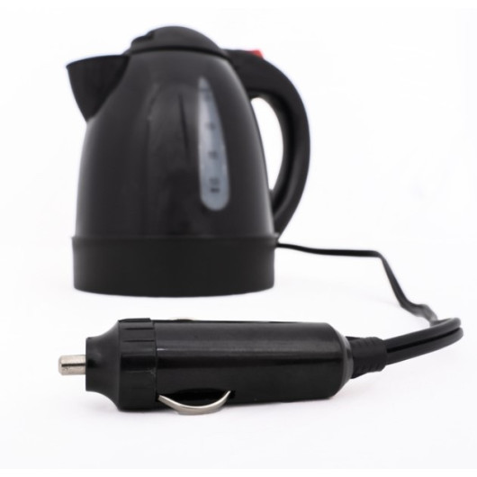 Bouilloire électrique portable pour voiture - TMISHION - 1000 ml - 24V -  Noir et blanc - 250W