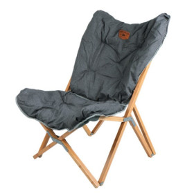 Chaise longue rembourrée HT - fauteuil de voyage pour camping & camping-car