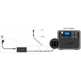 Câble XT90 / DC7909 BLUETTI - Accessoire pour batterie nomade van aménagé et camping-car
