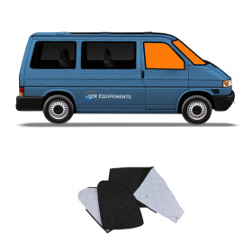 Kit habitacle rideau isolant VW T4 OMAC - Equipement pare-soleil isolant vitre