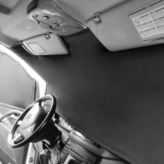 Kit rideau cabine Transit Custom OMAC - Accessoire pare-brise van et fourgon amenagés