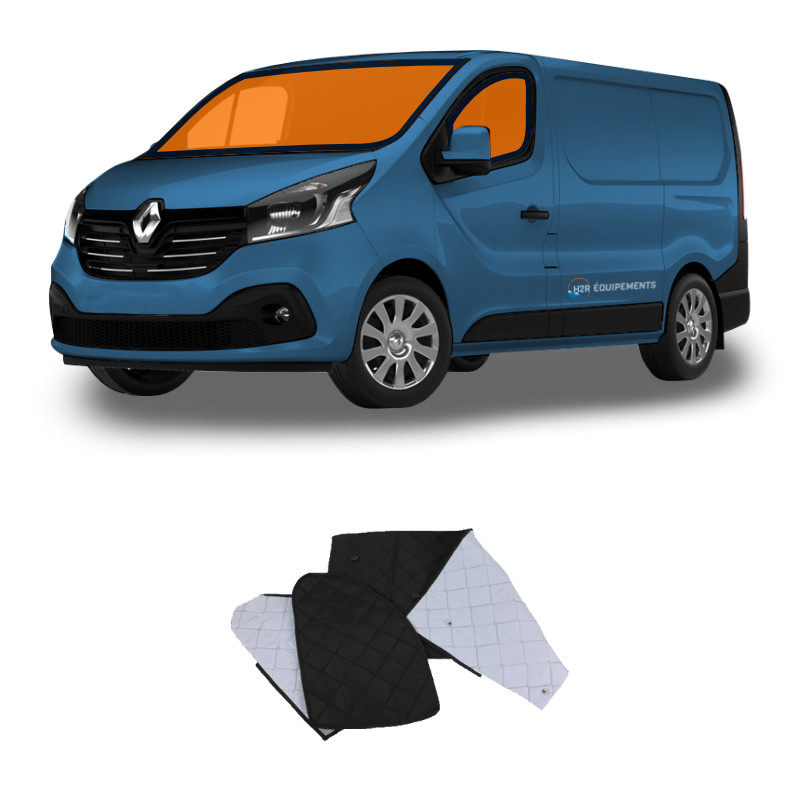 Rideaux pare-soleil magnétique pour Renault Trafic 2014-2023 Noir