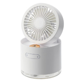 Mini ventilateur humidificateur EA - ventilateur nomade à batterie USB van, camping-car & bateau