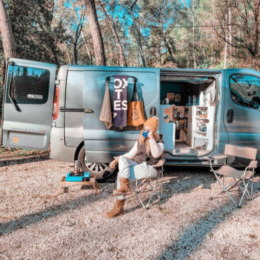 Sechoir a linge camping car, 4 cintres - Campingcar-on-the-road