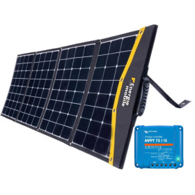 Kit panneau solaire pliable 200W cellules SUNPOWER avec régulateur MPPT VICTRON 75/15