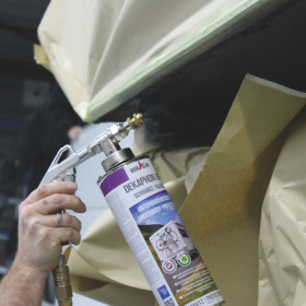 DEKALIN Dekaphon Pro-Wax - Spray anti-corrosion pour fourgon aménagé, camping-car et caravane