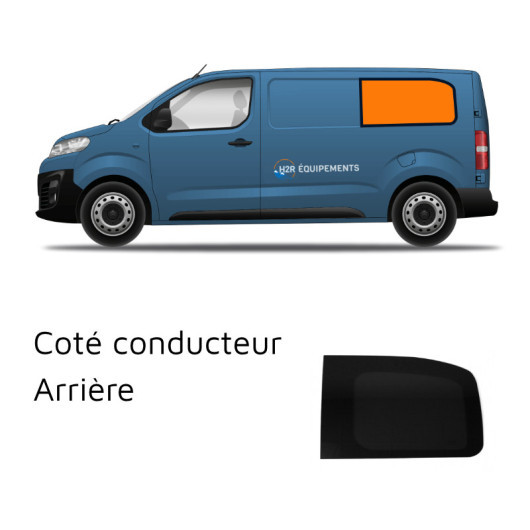 Paire aérateurs de fenêtre pour Citroën Jumpy & Peugeot Expert