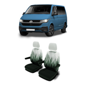 CARBEST Housse de sièges camping-car & fourgon Ducato pour siège conducteur  & passager