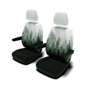 Housses de sièges avant DRIVEDRESSY spécial VW T6 & T6.1 California - Accessoire intérieur pour van aménagé