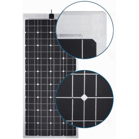 EM Kit panneau solaire souple PERC Flex 115 W / MPPT