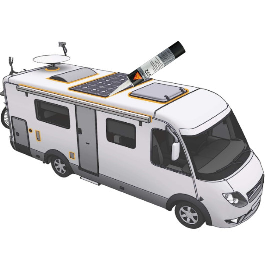 Sikaflex 522 Mastic colle pour fourgon aménagé, van & camping-car