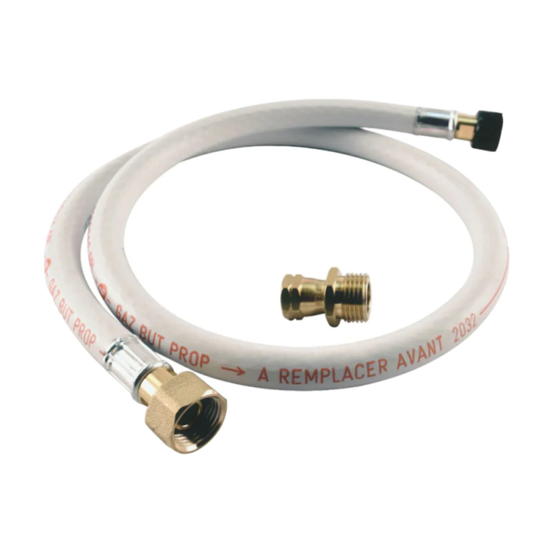 Tuyau gaz NF 1/4 CADAC - Accessoire flexible, lyre et détendeur