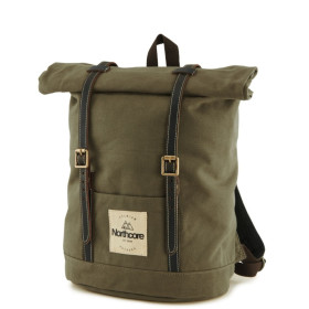 Sac à dos unisexe NORTHCORE Waxed Canvas Back Pack - Bagagerie outdoor
