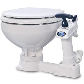 WC Twist'n'lock compact JABSCO - un WC marin manuel pour bateau à cuve porcelaine