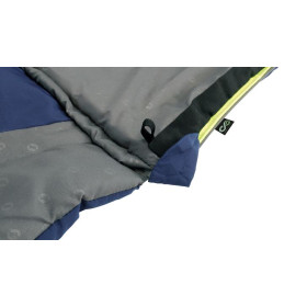 Contour Lux Double Imperial Blue OUTWELL - sac de couchage pour 2 personnes, un duvet confortable et douillet pour 3 saisons.