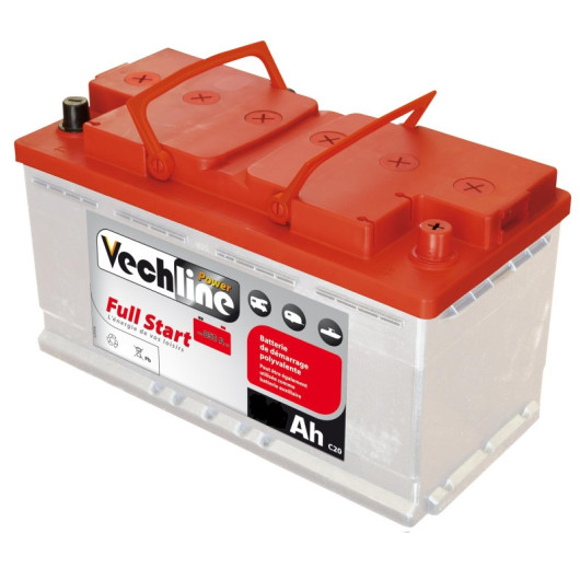 Batterie Full Start 95 Ah VECHLINE - Batterie de démarrage 12 V 850 A pour  camping-car, fourgon & van - H2R Equipements