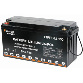 EM Batterie lithium LTPRO 12-150 Ah - 1920 Wh