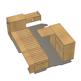 Kit meuble Drifter SIMPLE VANS pour Trafic 3