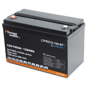 Batterie lithium basse température LTPRO 100Ah 12V Polar d'ENERGIE MOBILE pour fourgon, bateau et camping-car.