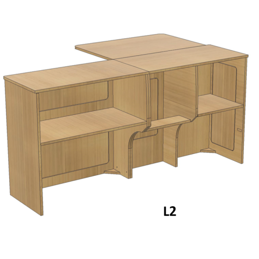 Meuble latéral avec table Trafic 3 SIMPLE VAN, Kit aménagement pour  fourgon aménagé
