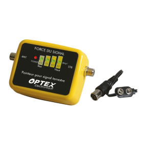 Pointeur de signal TNT OPTEX - Mesureur de signal pour antenne TV en camping-car ou caravane