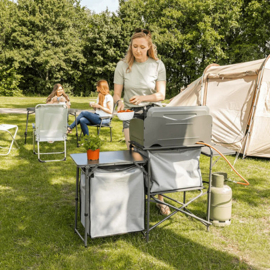 Meuble de cuisine TRAVELLIFE Toledo - Accessoire de rangement pliable pour  van, fourgon et camping-car - H2R Equipements