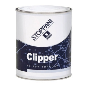 Peinture de coque et pont bateau,  STOPPANI Clipper la laque monocomposante à base de polyuréthane.