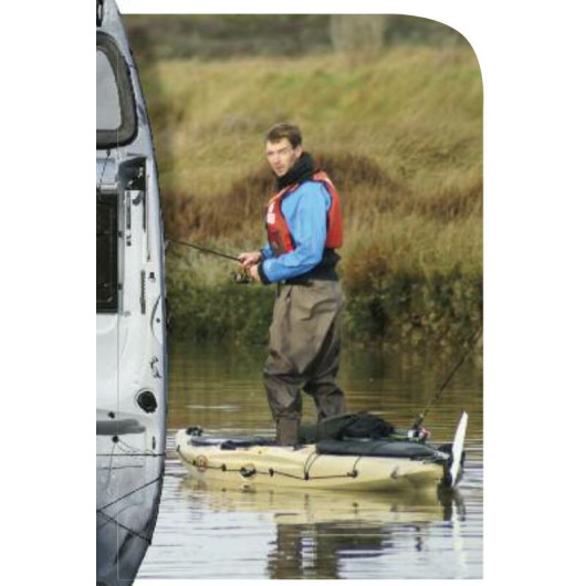 Kayak de pêche RTM FISHING Pack Abaco premium avec pagaie et siège de pêche.