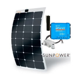 Kit panneau solaire à monter bateau et fourgon, x-FLEX 220W et régulateur VICTRON 75/15