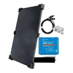 EM Kit solaire PERC HR noir 105W - VICTRON Bluesolar MPPT 75/10