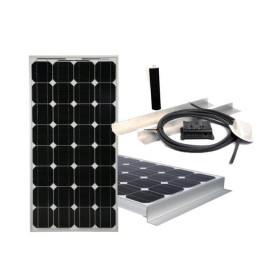 Kit panneau solaire PERC 120 W VECHLINE - améliorer votre autonomie 12V en camping-car, bateau ou van