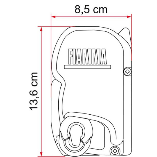 FIAMMA F45 S 400 - Store de paroi à manivelle pour fourgon aménagé et camping-car