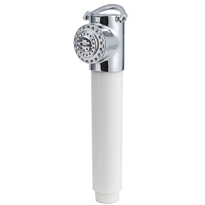 pommeau de douche avec bouton stop - accessoire de toilette