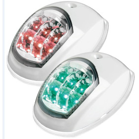 OSCULATI Feu De Navigation LED Sea-Dog – 112,5° Gauche, 12 M, Horizontal, Inox 316, Polycarbonate