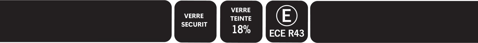Certification R43 et qualité du verre teinté des fenêtre pour van CARBEST
