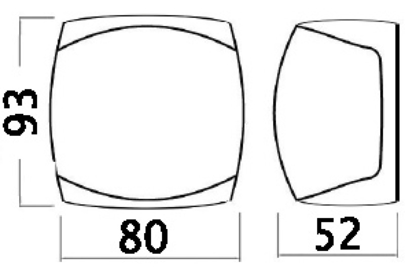 Feu navigation Sphéra dimensions 