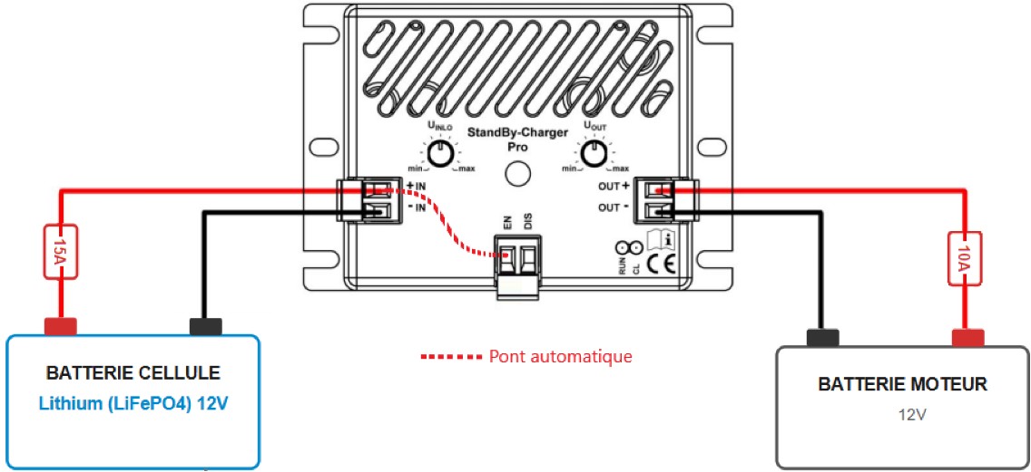 schema-cablage-branchement-votronic-standby-charger-pro-12v