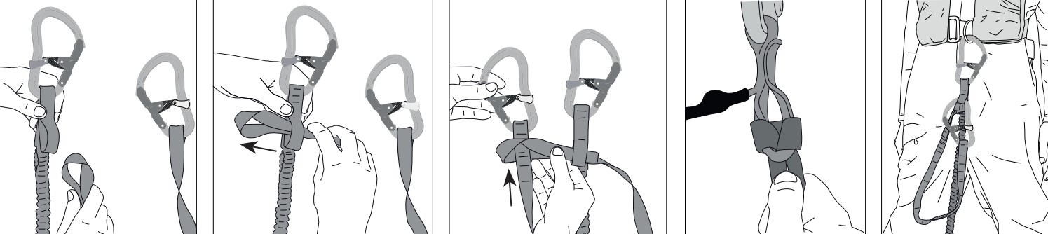 Smartloop proline extensible longe Wichard sécurité bateau