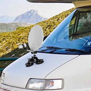 Quelle antenne TV choisir pour son camping-car ou son van aménagé ?